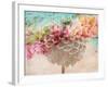 A Dreamy Romantic Floral Montage of a Pon Pon Dahlia with Roses, Photography, Many Layer Work-Alaya Gadeh-Framed Photographic Print