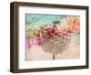 A Dreamy Romantic Floral Montage of a Pon Pon Dahlia with Roses, Photography, Many Layer Work-Alaya Gadeh-Framed Photographic Print