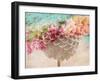 A Dreamy Romantic Floral Montage of a Pon Pon Dahlia with Roses, Photography, Many Layer Work-Alaya Gadeh-Framed Photographic Print