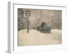 A Dreary Day, 1893-Alfred Stieglitz-Framed Art Print