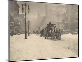 A Dreary Day, 1893-Alfred Stieglitz-Mounted Art Print