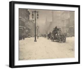 A Dreary Day, 1893-Alfred Stieglitz-Framed Art Print