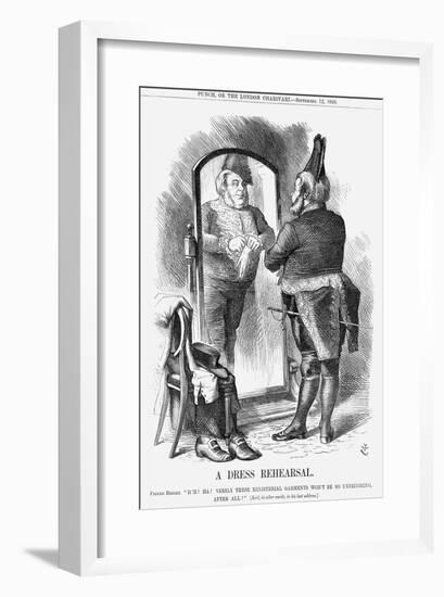 A Dress Rehearsal, 1868-John Tenniel-Framed Giclee Print