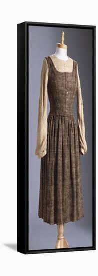 A Dress Worn by Julie Andrews as Maria for the 'Doe-A-Deer' Song Scene in the Sound of Music, 1965-null-Framed Stretched Canvas