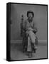 A Drink And A Good Cigar Tintype-null-Framed Stretched Canvas