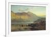 A Drink before Sunset (Stronachlacher)-Alfred De Breanski-Framed Giclee Print