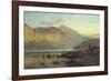 A Drink before Sunset (Stronachlacher)-Alfred De Breanski-Framed Giclee Print