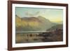 A Drink before Sunset (Stronachlacher)-Alfred De Breanski-Framed Giclee Print