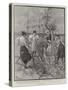 A Drink by the Way, a Ladies' Bicycling Picnic in the Environs of Paris-null-Stretched Canvas