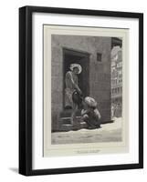 A Drink by the Way, in the National Collection at South Kensington-John Griffiths-Framed Giclee Print