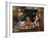 A Drinking Party in the Garden, 1739-Aert Schouman-Framed Giclee Print