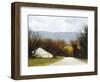 A Drive Through Fall-Miguel Dominguez-Framed Giclee Print