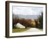 A Drive Through Fall-Miguel Dominguez-Framed Giclee Print