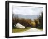 A Drive Through Fall-Miguel Dominguez-Framed Giclee Print