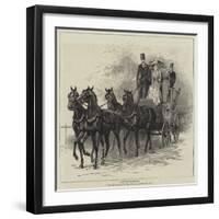 A Drive to Hurlingham-Arthur Hopkins-Framed Giclee Print