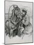 A Droshky Driver Kissing His Horse Good-Morning-Frederic De Haenen-Mounted Giclee Print