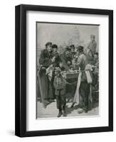 A Droshky-Drivers' Tea-Stall-Frederic De Haenen-Framed Giclee Print