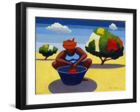 A Drying Day, 2007-Tilly Willis-Framed Giclee Print