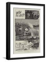 A Duck-Shooting Expedition in India-null-Framed Giclee Print