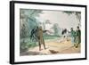 A Duel-Eugene Louis Lami-Framed Giclee Print