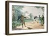 A Duel-Eugene Louis Lami-Framed Giclee Print