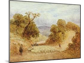 A Dusty Road, 1868-John Linnell-Mounted Giclee Print