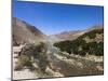 A Dusty Road Alongside the Hari Rud River, Between Jam and Chist-I-Sharif, Afghanistan-Jane Sweeney-Mounted Photographic Print