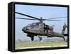 A Dutch AH-64 Apache Deployed to Frosinone Air Base, Italy for Training-Stocktrek Images-Framed Stretched Canvas