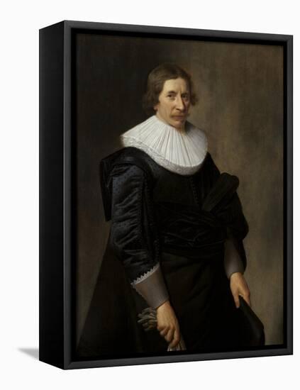 A Dutch Burgomaster, C.1625-Nicolaes Eliasz-Framed Stretched Canvas