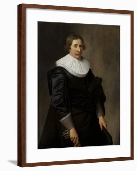 A Dutch Burgomaster, C.1625-Nicolaes Eliasz-Framed Giclee Print