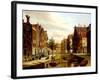 A Dutch Canal-Willem Koekkoek-Framed Giclee Print