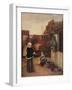 'A Dutch Courtyard', c1658, (1911)-Pieter De Hooch-Framed Giclee Print