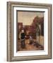 'A Dutch Courtyard', c1658, (1911)-Pieter De Hooch-Framed Giclee Print