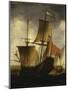 A Dutch Galleon and Other Coastal Vessels, 1655-Jacob Adriansz Bellevois-Mounted Giclee Print