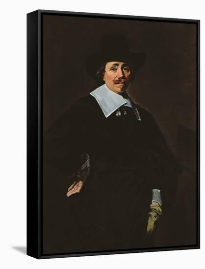 A Dutch Gentleman, C.1643-45-Frans Hals-Framed Stretched Canvas
