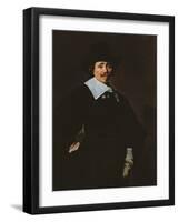 A Dutch Gentleman, C.1643-45-Frans Hals-Framed Giclee Print