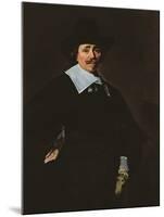 A Dutch Gentleman, C.1643-45-Frans Hals-Mounted Giclee Print