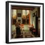 A Dutch Interior, 1665-70-Pieter Janssens-Framed Giclee Print