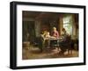 A Dutch Interior - Grace before the Meal-Evert Pieters-Framed Giclee Print