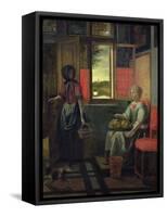 A Dutch Interior-Pieter de Hooch-Framed Stretched Canvas