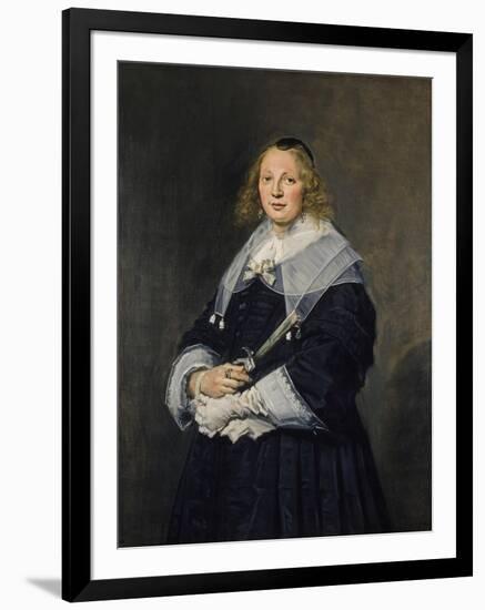 A Dutch Lady, C.1643-45-Frans Hals-Framed Premium Giclee Print