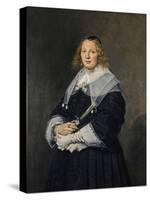 A Dutch Lady, C.1643-45-Frans Hals-Stretched Canvas