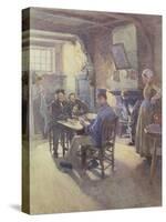 A Dutch Lodging House-William Rainey-Stretched Canvas