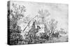 A Dutch River, 1913-Jan Van Goyen-Stretched Canvas