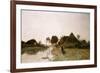 A Dutch River Landscape with Windmills-Henry Thomas Alken-Framed Giclee Print