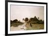 A Dutch River Landscape with Windmills-Henry Thomas Alken-Framed Giclee Print