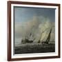 A Dutch Ship, a Yacht and Smaller Vessels in a Breeze, C. 1660-Willem Van De Velde The Younger-Framed Giclee Print