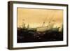 A Dutch Ship Close-Hauled, C.1610 (Oil on Panel)-Aert Anthonisz-Framed Giclee Print