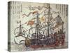 A Dutch Ship-Japanese School-Stretched Canvas