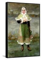 A Dutch Skater-George Henry Boughton-Framed Stretched Canvas
